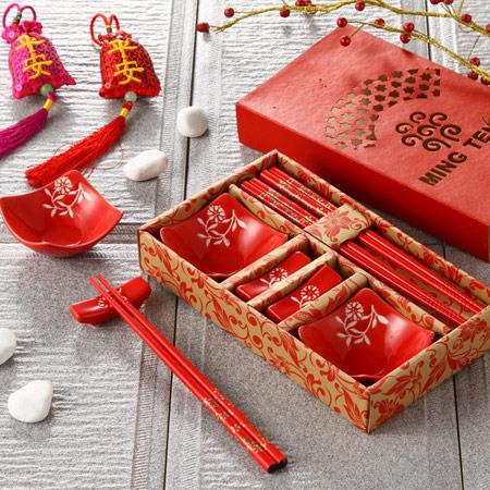 中国风陶瓷餐具礼盒